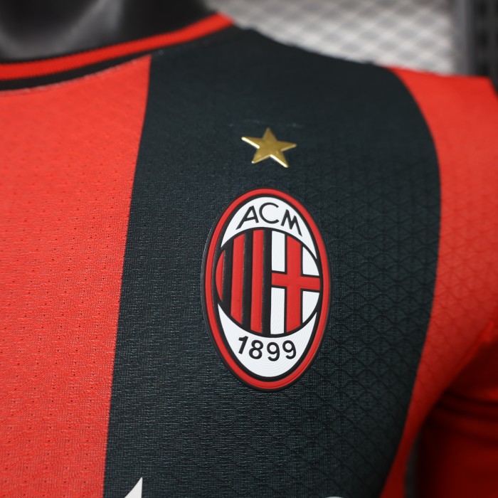 Player Version AC Milan Home Jersey 2026-2027 Long Sleeves Football Kit Soccer Shirt