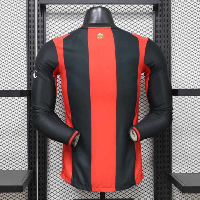 Player Version AC Milan Home Jersey 2026-2027 Long Sleeves Football Kit Soccer Shirt