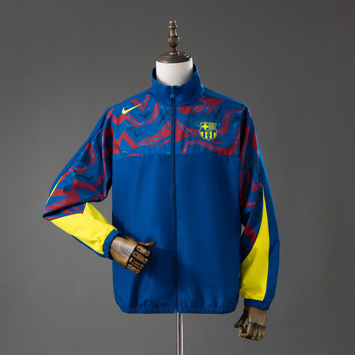 Barcelona Jacket 2026-2027 Football Soccer Windbreaker