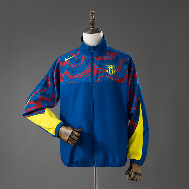 Barcelona Jacket 2026-2027 Football Soccer Windbreaker