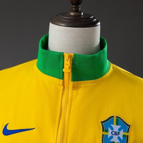 Brazil Jacket 2026 Football Soccer Windbreaker