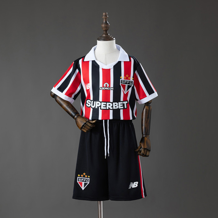 Kids Sao Paulo Away Jersey 2026-2027 Football Kit Soccer Shirt