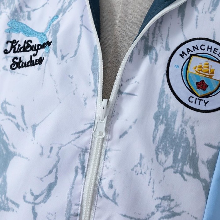 Manchester City Reversible Jacket 2026-2027 Football Soccer Windbreaker