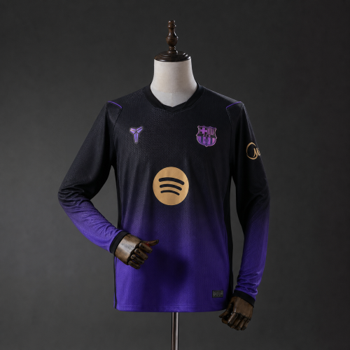 Barcelona Away Jersey 2026-2027 Long Sleeves Football Kit Soccer Shirt