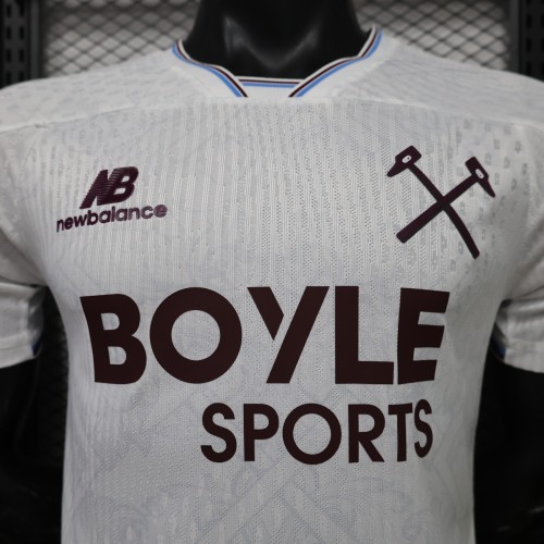 Player Version West Ham United Away Jersey 2026-2027 Football Kit Soccer Shirt