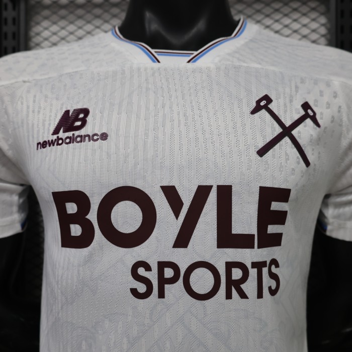 Player Version West Ham United Away Jersey 2026-2027 Football Kit Soccer Shirt