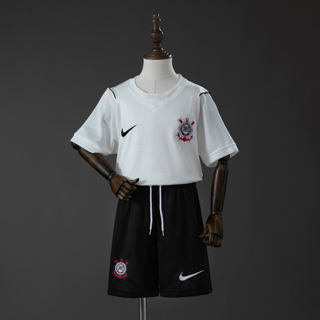 Kids Corinthians Home Jersey 2026-2027 Football Kit Soccer Shirt