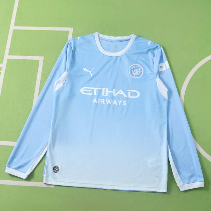 Manchester City Home Jersey 2026-2027 Long Sleeves Football Kit Soccer Shirt
