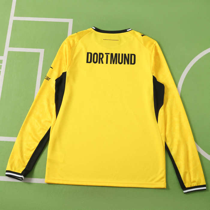 Dortmund Home Jersey 2026-2027 Long Sleeves Football Kit Soccer Shirt