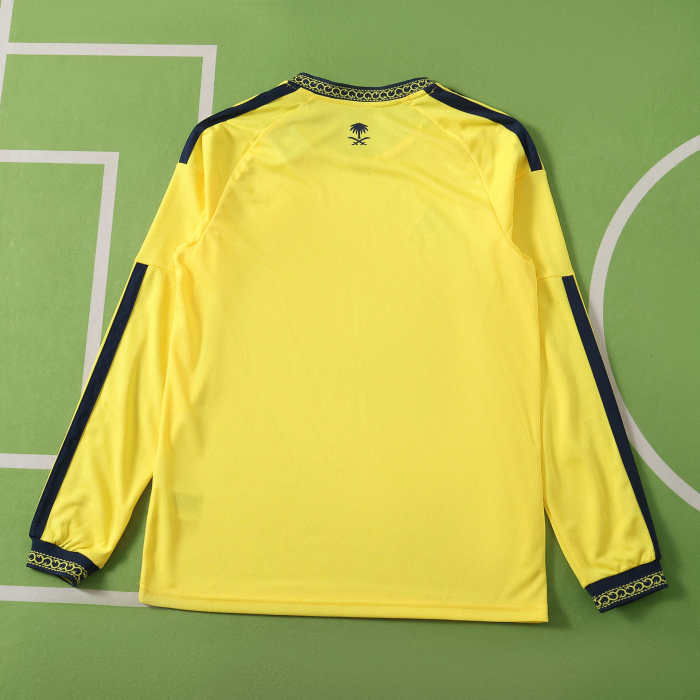 Al-Nassr Riyadh Home Jersey 2026-2027 Long Sleeves Football Kit Soccer Shirt