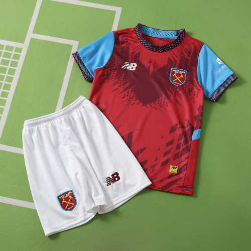 Kids West Ham United Home Jersey 2026-2027 Football Kit Soccer Shirt