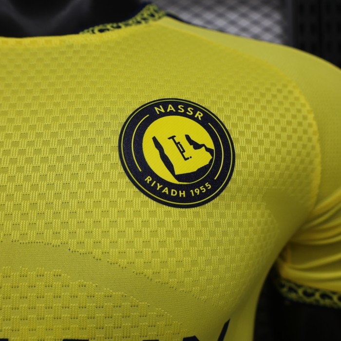 Player Version Al-Nassr Riyadh Home Jersey 2026-2027 Ronaldo Football Kit Soccer Shirt