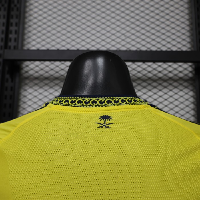 Player Version Al-Nassr Riyadh Home Jersey 2026-2027 Ronaldo Football Kit Soccer Shirt