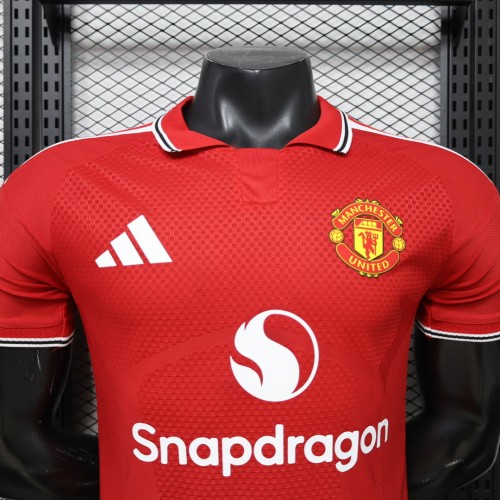 Player Version Man United Home Jersey 2026-2027 Football Kit Soccer Shirt