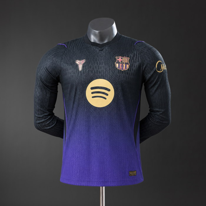 Player Version Barcelona Away Jersey 2026-2027 Long Sleeves Football Kit Soccer Shirt