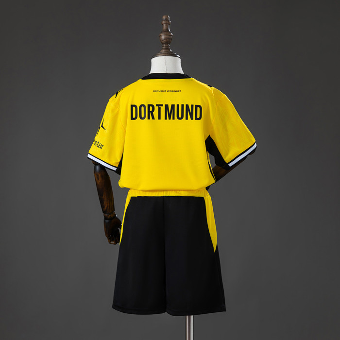 Kids Dortmund Home Jersey 2026-2027 Football Kit Soccer Shirt