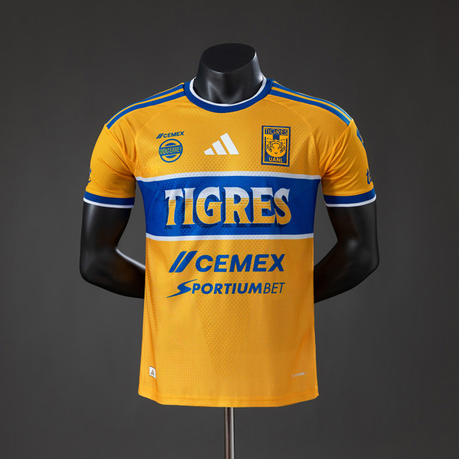 Player Version Tigres UANL Home Jersey 2026-2027 Football Kit Soccer Shirt