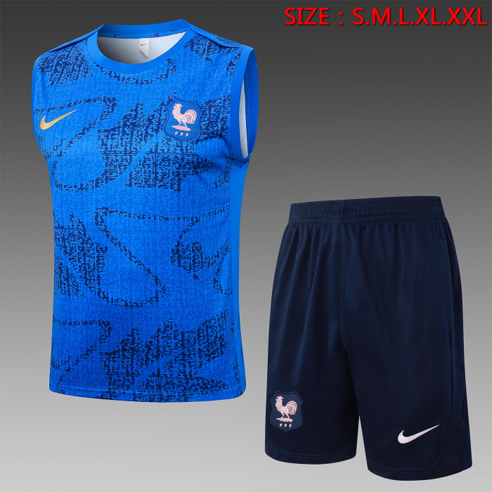 France Vest Set Training Tracksuits 2025-2026 Football Jersey
