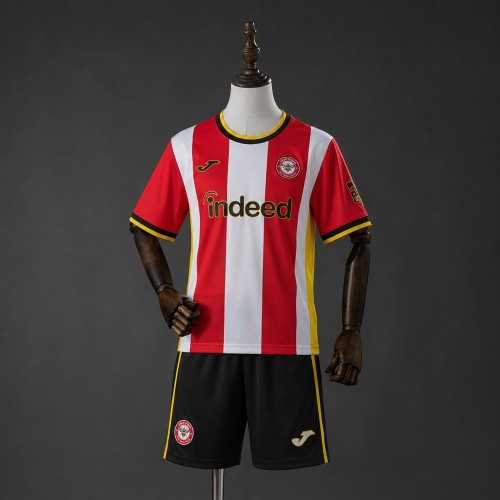 Kids Brentford Home Jersey 2026-2027 Football Kit Soccer Shirt