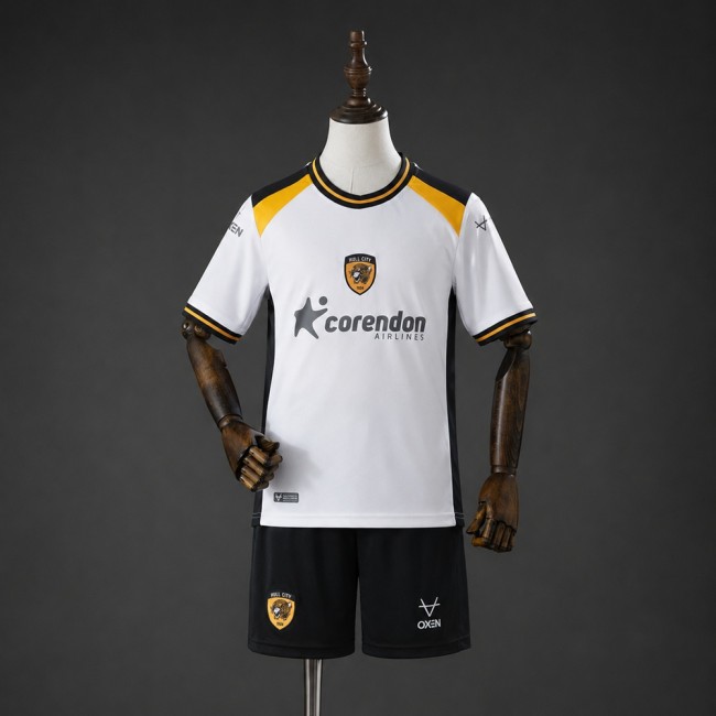 Kids Hull City Away Jersey 2026-2027 Football Kit Soccer Shirt