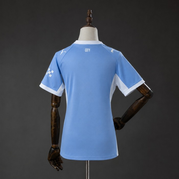 Women Manchester City Home Jersey 2026-2027 Football Kit Soccer Shirt