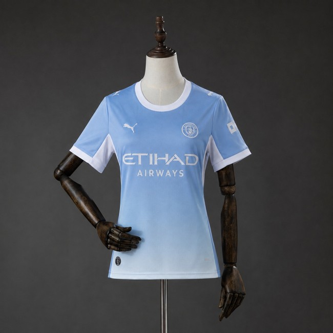 Women Manchester City Home Jersey 2026-2027 Football Kit Soccer Shirt