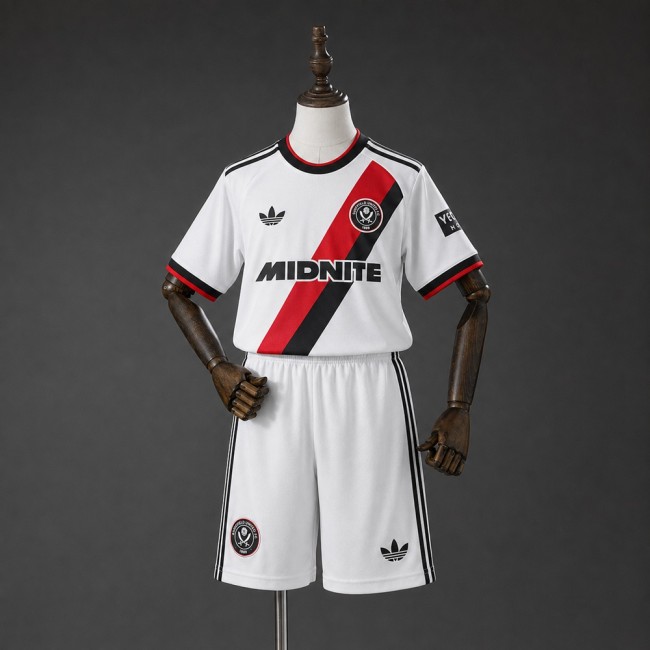 Kids Sheffield United Away Jersey 2026-2027 Football Kit Soccer Shirt