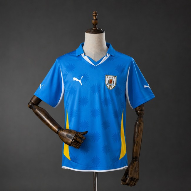 Uruguay Home Jersey 2010 Retro Football Kit Soccer Shirt