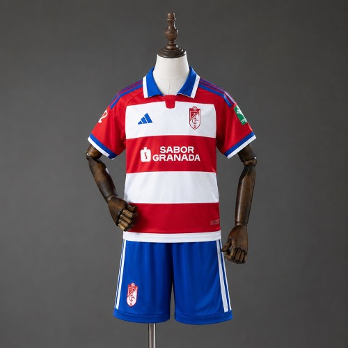 Kids Granada Home Jersey 2026-2027 Football Kit Soccer Shirt