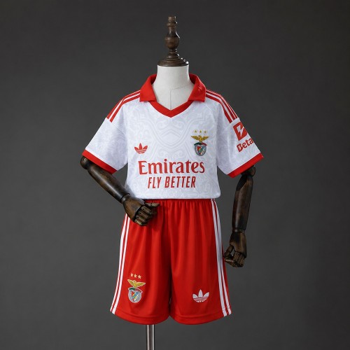 Kids Benfica Away Jersey 2026-2027 Football Kit Soccer Shirt