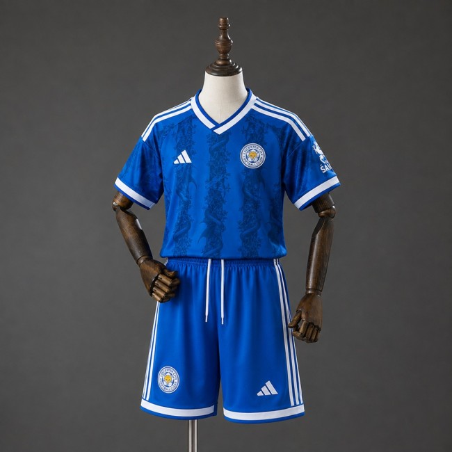 Kids Leicester City home Jersey 2026-2027 Football Kit Soccer Shirt