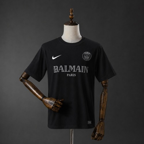 PSG X BALMAIN Training Jersey 2021 Retro Football Kit Soccer Shirt