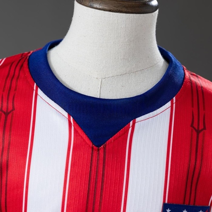 Kids Atletico Madrid Home Jersey 2026-2027 Football Kit Soccer Shirt