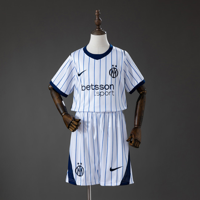 Kids Inter Milan Away Jersey 2026-2027 Football Kit Soccer Shirt