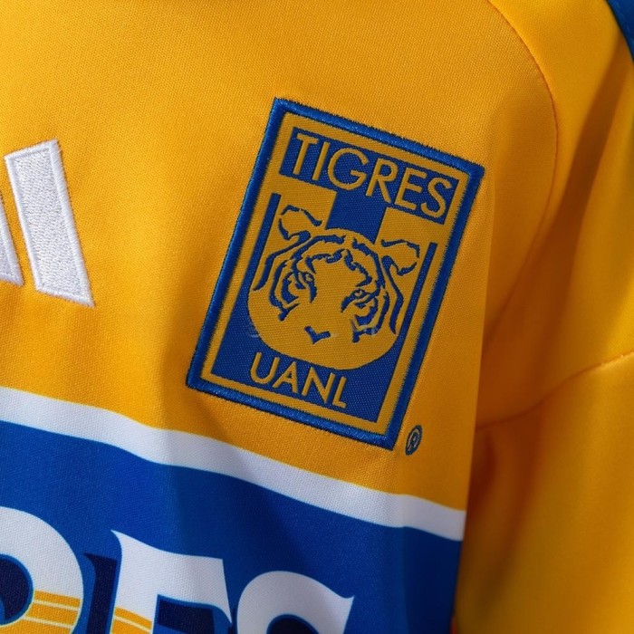 Kids Tigres UANL Home Jersey 2026-2027 Football Kit Soccer Shirt