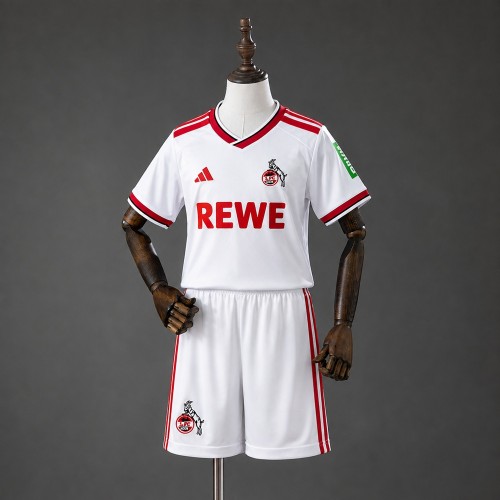 Kids Köln Home Jersey 2026-2027 Football Kit Soccer Shirt