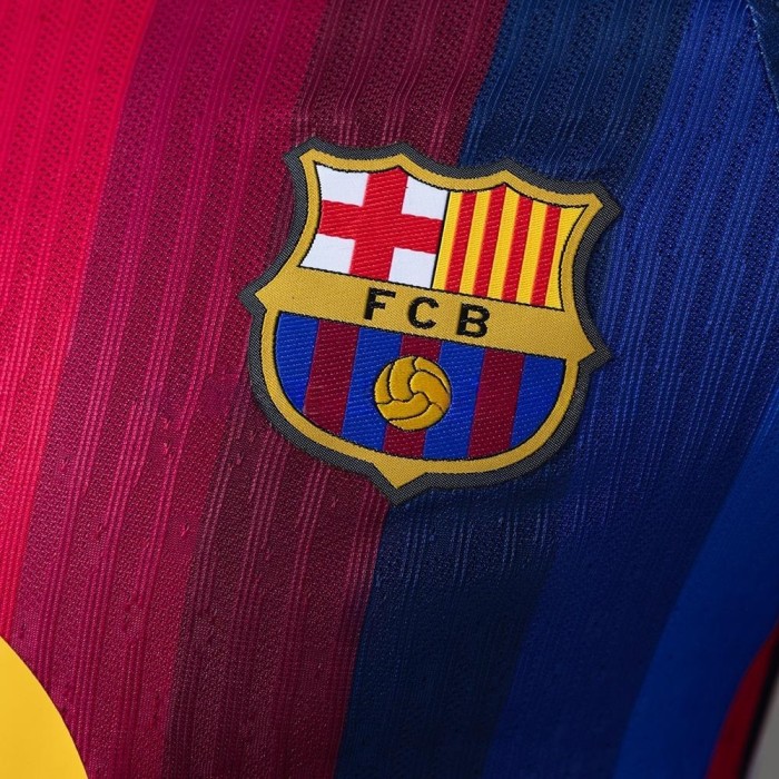 Player Version Barcelona Home Jersey 2026-2027 Long Sleeves Football Kit Soccer Shirt