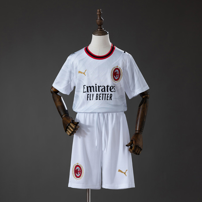 Kids AC Milan Away Jersey 2026-2027 Football Kit Soccer Shirt