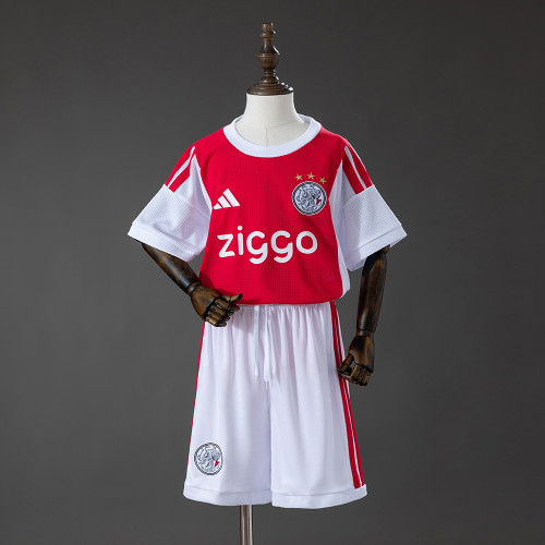Kids Ajax Home Jersey 2026-2027 Football Kit Soccer Shirt