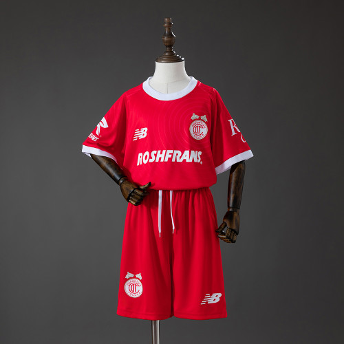 Kids Toluca Home Jersey 2026-2027 Football Kit Soccer Shirt