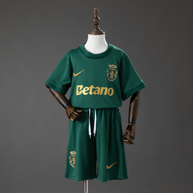 Kids Sporting CP Anniversary Jersey 2026-2027 Football Kit Soccer Shirt