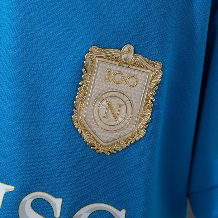 Kids Napoli Home Jersey 2026-2027 Football Kit Soccer Shirt
