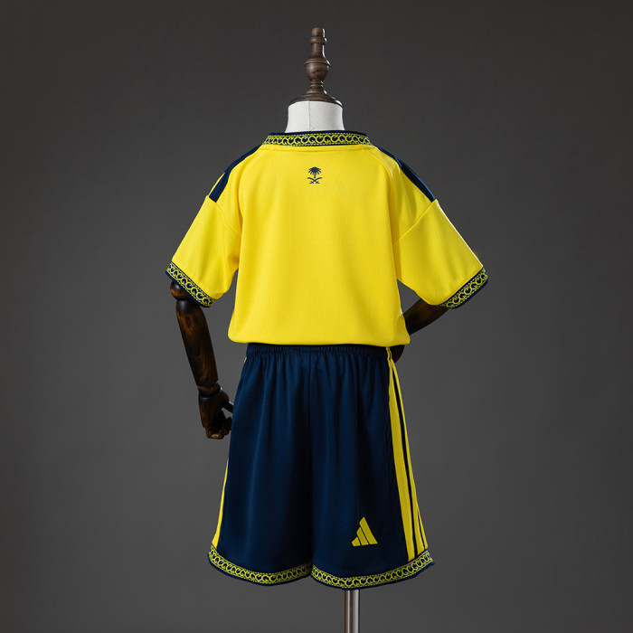 Kids Al-Nassr Home Jersey 2026-2027 Football Kit Soccer Shirt