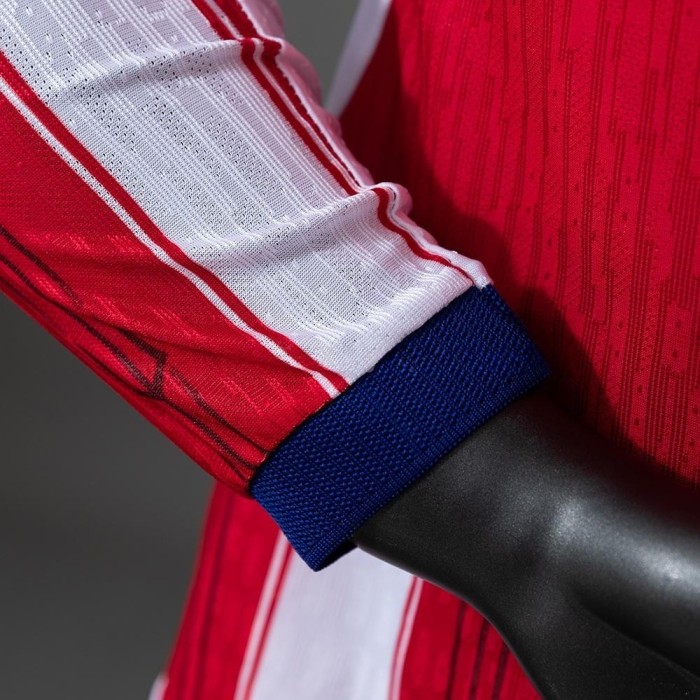 Player Version Atletico Madrid Home Jersey 2026-2027 Long Sleeves Football Kit Soccer Shirt