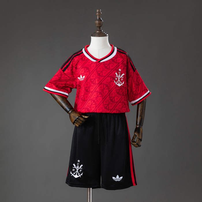 Kids Flamengo Third Jersey 2026-2027 Football Kit Soccer Shirt