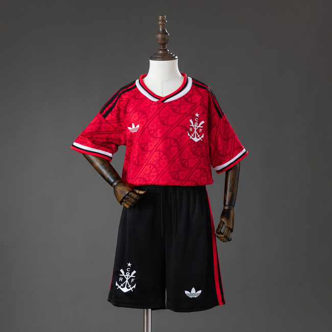 Kids Flamengo Third Jersey 2026-2027 Football Kit Soccer Shirt