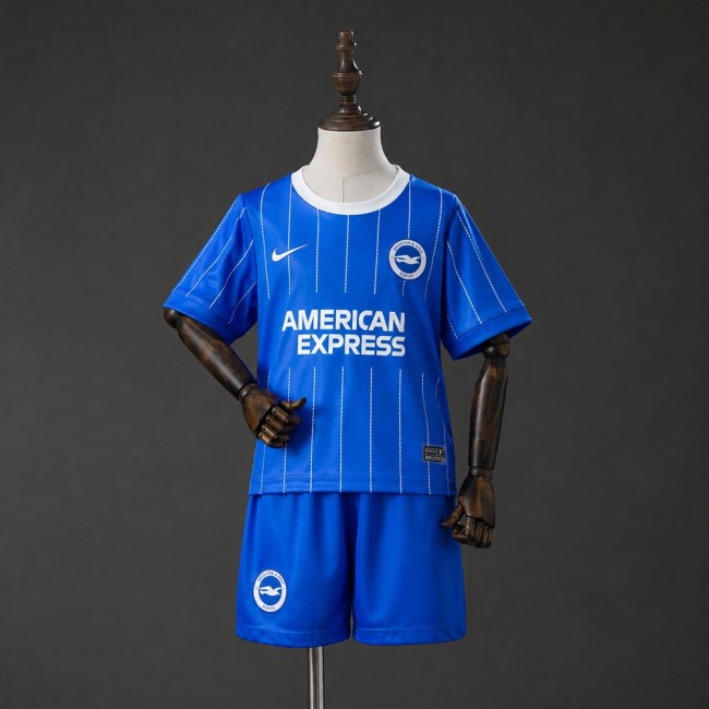 Kids Brighton Home Jersey 2026-2027 Football Kit Soccer Shirt