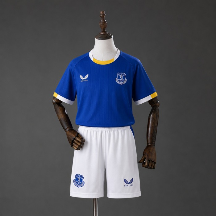 Kids Everton Home Jersey 2026-2027 Football Kit Soccer Shirt
