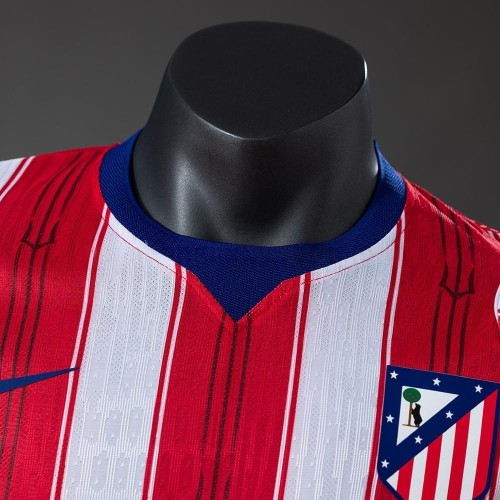 Player Version Atletico Madrid Home Jersey 2026-2027 Long Sleeves Football Kit Soccer Shirt
