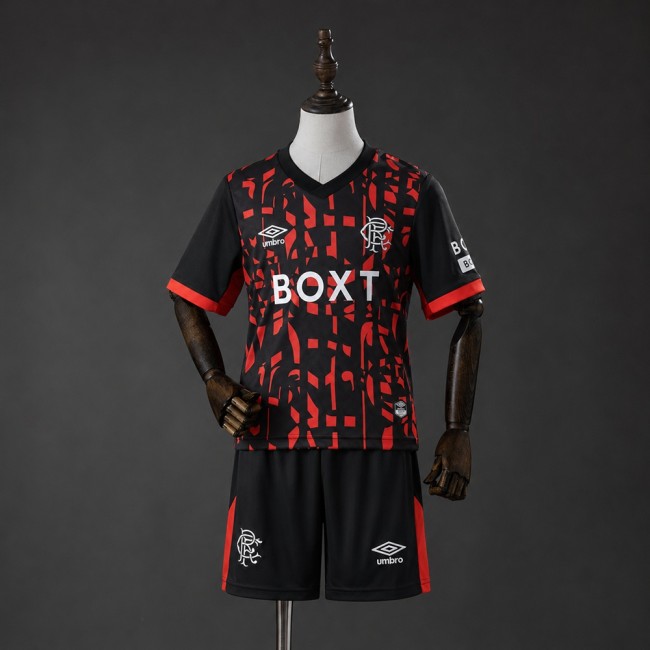 Kids Rangers Third Jersey 2026-2027 Football Kit Soccer Shirt